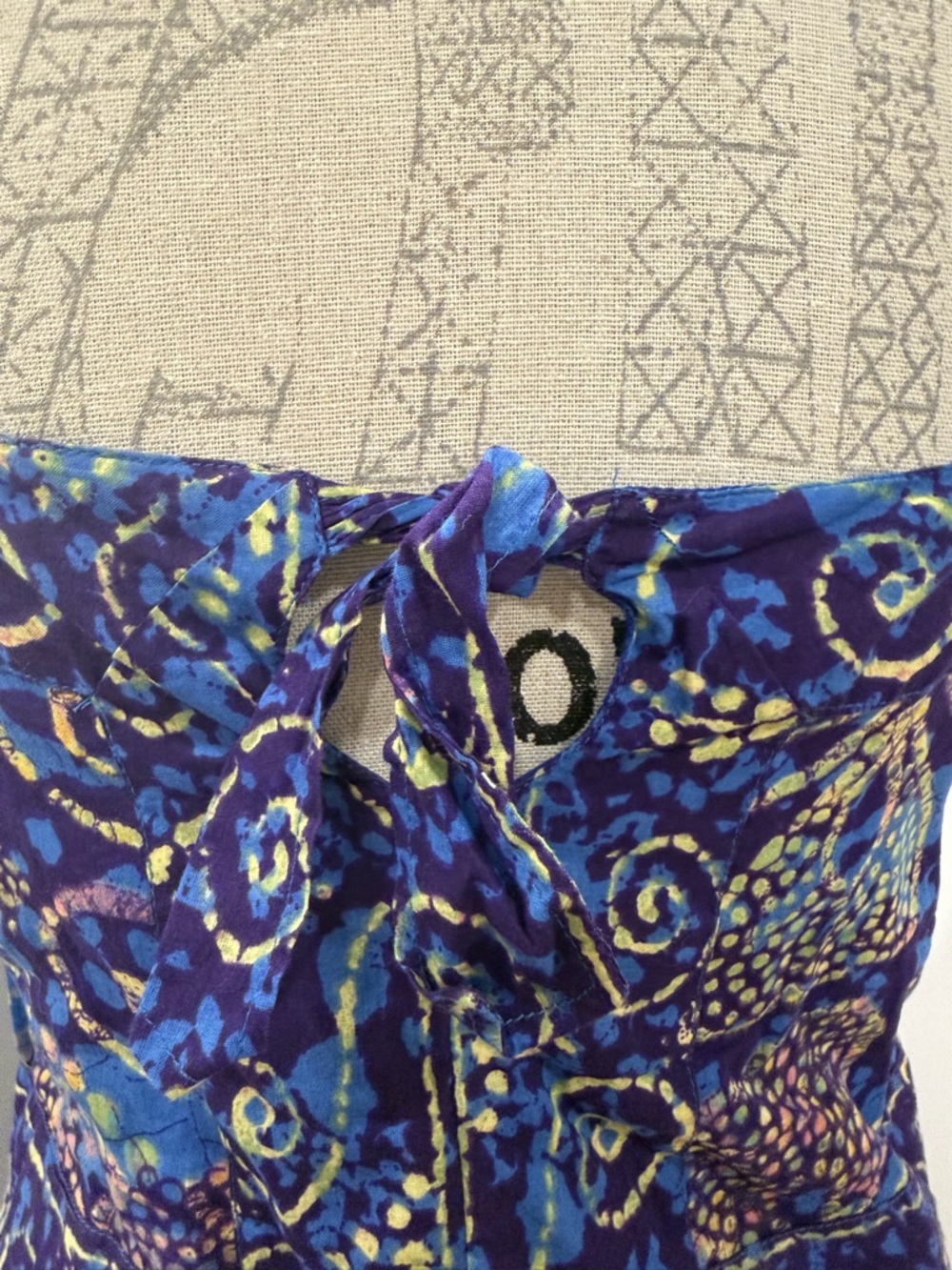 GAP, Retro, Blue Patterned Handkerchief Style Camisole - Picture 8 of 15